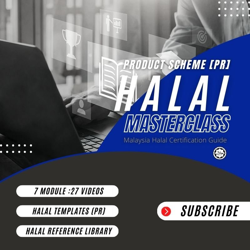 Halal Masterclass Premium Membership for Food Products application